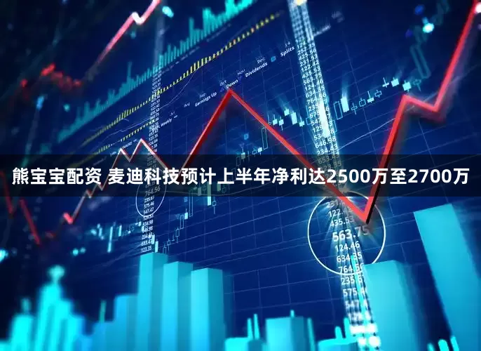 熊宝宝配资 麦迪科技预计上半年净利达2500万至2700万