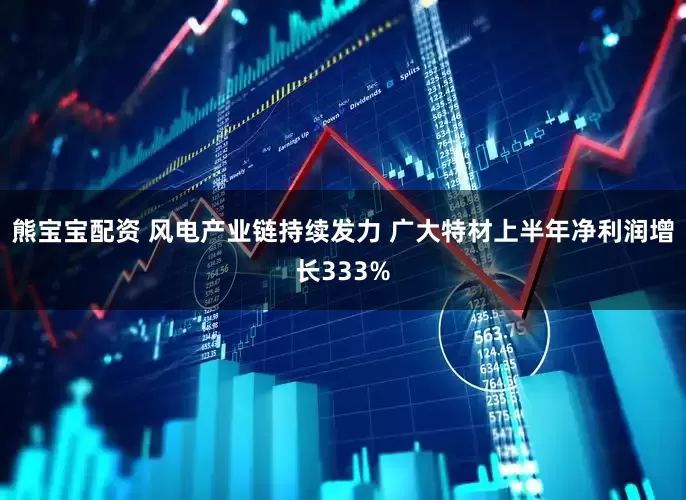 熊宝宝配资 风电产业链持续发力 广大特材上半年净利润增长333%